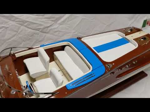 RIVA AQUARAMA by AMATI speedboat kit build.