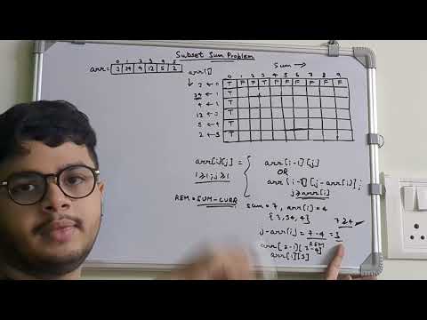 Subset Sum Problem Explained Dynamic Programming Memoization Tabulation Dp Tutorial