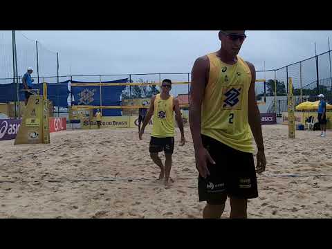 RENATO/PB e ADRIELSON/PR 2 x 0 LIPE/CE e RAFA/PR 21x14 | 21x13