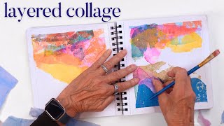 Transform Painted Papers Into Beautiful Mixed Media Collages