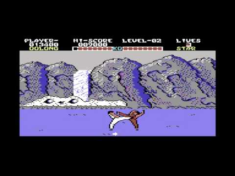 Lukozer Retro Game Review 133 - Yie Ar Kung-Fu - Commodore 64