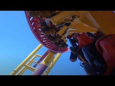 Back row point of view footage of Flash: Vertical Velocity