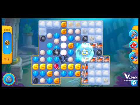 Fishdom. 9358 level no boosters and diamonds. 11 moves