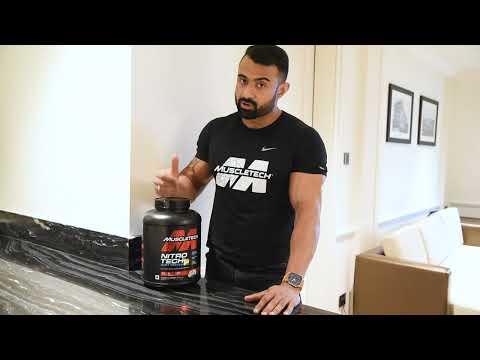 MuscleTech Nitro Tech Milk Chocolate Whey Protein Powder