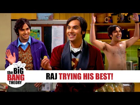 15 Times Raj Tried His Best | The Big Bang Theory