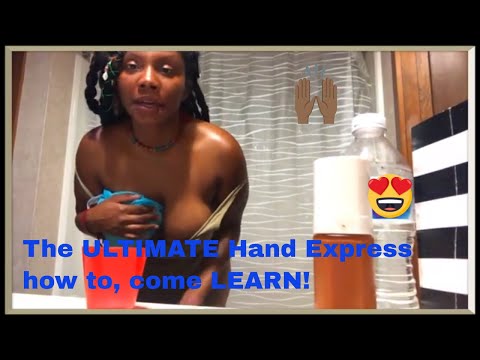 Howto handexpress breastmilk during engorgement phase