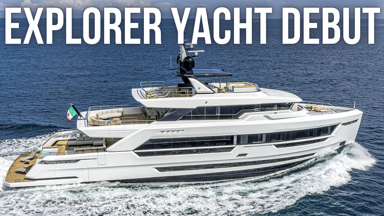 EXPLORER YACHT WORLD PREMIERE | Inside a Ducale 120 SuperYacht