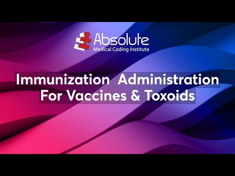 Immunization  Administration For Vaccines & Toxoids