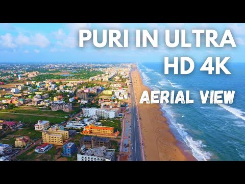 || PURI IN ULTRA HD 4K || PURI CITY || SRI MANDIR || PURI BEACH || BLUE FLAG ||