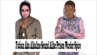 Fabian Aka Alkaline  -  Prison Warder Spice, (Popcaan,Tommy Lee   Spice, Vybz Kartel, Ishawna  Diss