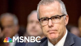 FBI Director Chris Wray Suggests Andrew McCabe Stepped Down Due To Watchdog Findings | MSNBC