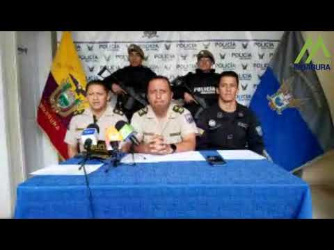 Rueda de Prensa decomisó de media tonelada de droga en Ibarra
