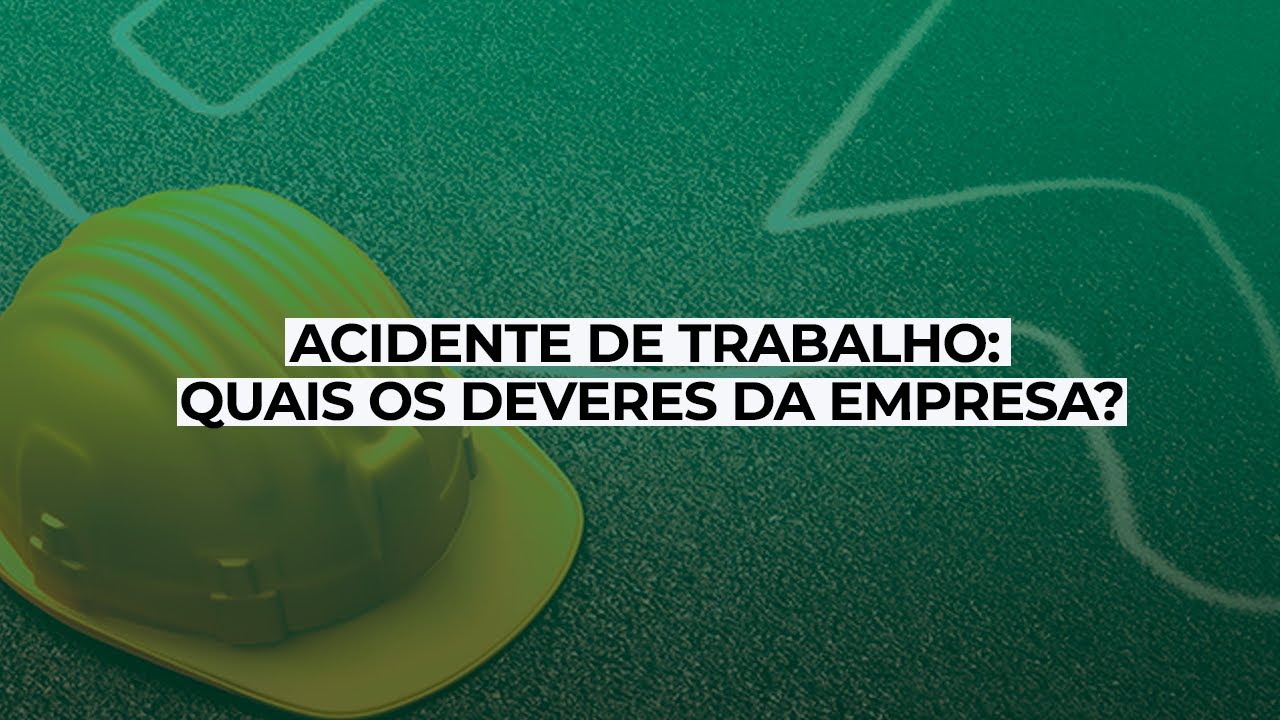 Acidente de trabalho: quais os deveres da empresa?