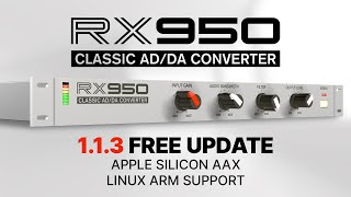 Video thumbnail for RX950 Classic AD/DA Converter 1.1.3 free update by Inphonik