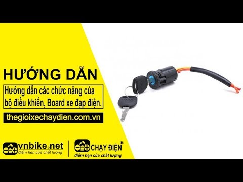 Hướng dẫn sử dụng ổ khóa nguồn xe điện Giant M133