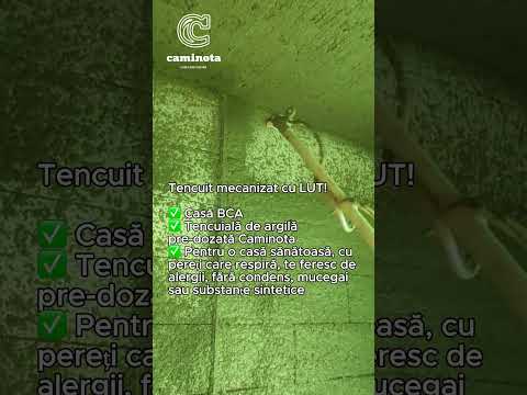 Video — tencuit mecanizat pe BCA