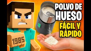 ♻️ NO TIRES NADA en MINECRAFT BEDROCK hasta VER ESTO 😱 | Máquina de POLVO DE HUESO 💀
