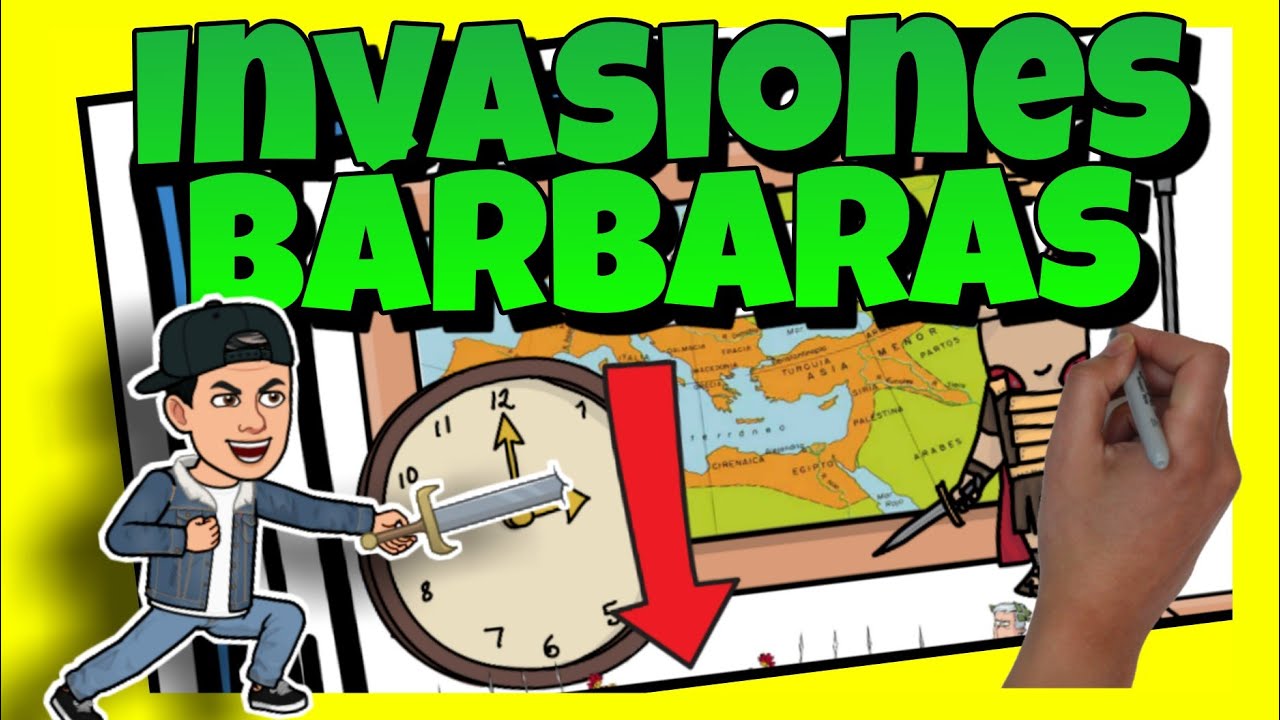 🧔 Las INVASIONES BÁRBARAS y la DISOLUCIÓN del IMPERIO ROMANO