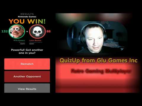 Retro Gaming Trivia on the QuizUp App on iPhone Gameplay