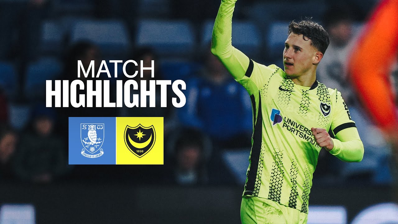 Sheffield Wednesday vs Portsmouth Highlights