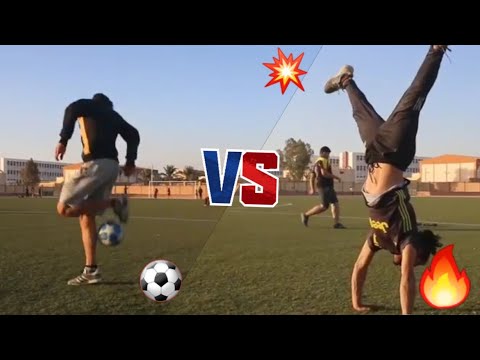 Football Freestyle VS BreakDance