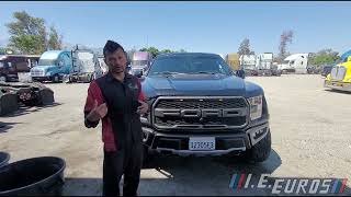 Ford raptor V6 ecoboost engine low oil pressure sensor warning never goes away sensor replacement