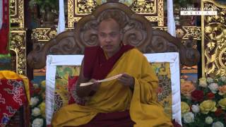 བཀའ་བརྒྱུད་དགུན་ཆོས་སྐབས་༡༦ དཔལ་༸རྒྱལ་དབང་ཀརྨ་པ་མཆོག་ནས་ཁྲིད་ཐུང་བརྒྱ་རྩའི་བཀའ་ཁྲིད་ 14/16