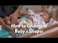 How to Change a Baby's Diaper | CloudMom - YouTube
