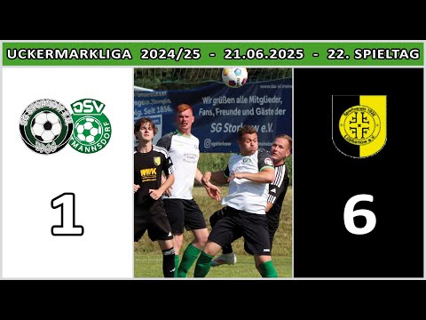 STORKOW/VIETMANNSDORF - SV LÜBBENOW 1:6 - Tore & Highlights [UM-Liga 2024/25 - 22. Spieltag]