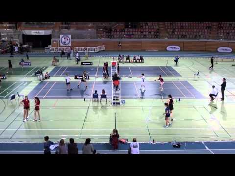 luxembourg 1/2 finale DD U17 Estelle Nina vs Nocker Vercelot