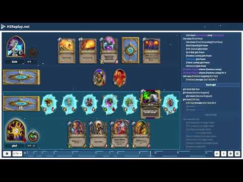 ProGaming - Hearthstone, Big Spell Mage(3) vs Zoo Warlock(3) by Lich and ghrl, Ranked - Standard ...