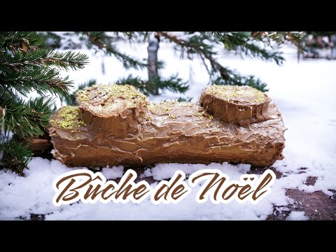 How to make a Christmas yule log cake / Buche de Noel