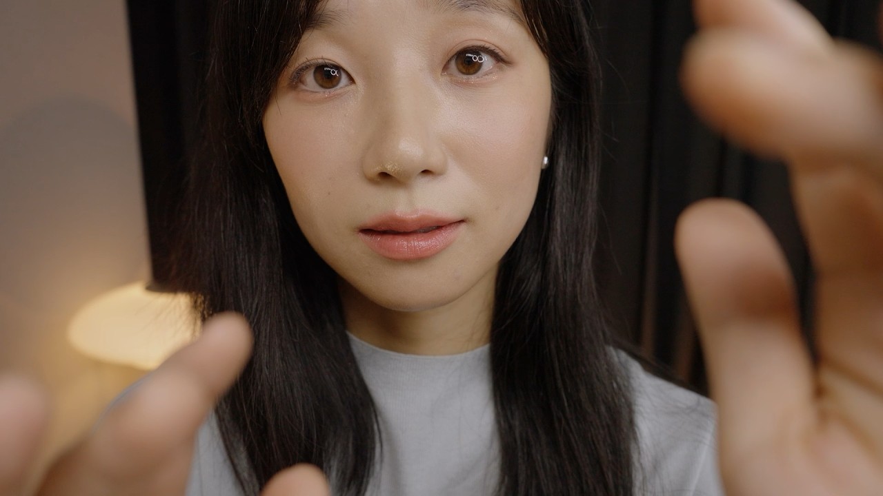 ASMR Slow & Sleepy Face Touching🥱💤