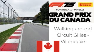 Walking the Montréal Formula One Track during my Canada and New England Cruise