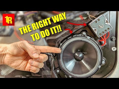 EPIC INFINITY COMPONENT SPEAKER INSTALL - FACTORY FIT & FINISH!!