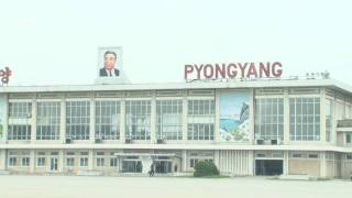 preview picture of video 'Aeroport Kim Il Sung Pyongyang North Korea'