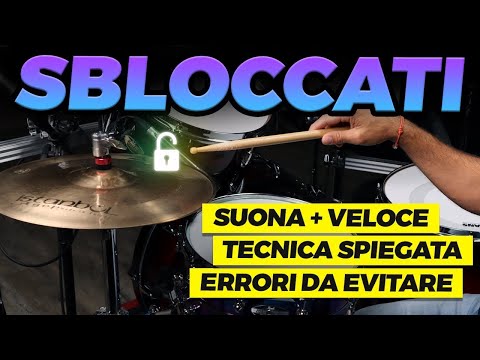 Suona VELOCE e senza sforzo (Sedicesimi sul Charleston con la Tecnica Moeller)