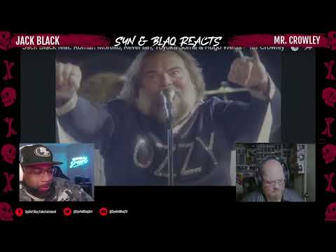 Paying homage to one of the G.O.A.T.'s Syn & Blaq React - Jack Black - Mr. Crowley *Reaction*