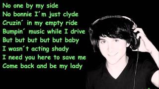 Mitchel Musso - Come Back My Love - Lyrics/Songtext