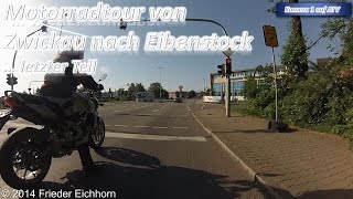 preview picture of video 'Motorradtour von Zwickau nach Eibenstock über Reichenbach, letzter Teil ...'