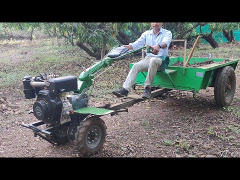 Dumping Tractor  Trolley