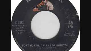 George Hamilton IV -  Fort Worth, Dallas Or Houston