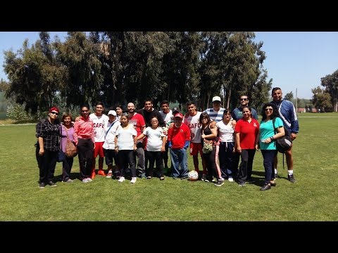 Jugadores de Club Deportes La Serena compartieron Niños del Departamento de Discapacidad