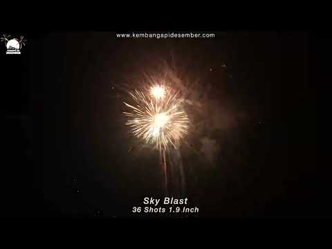 Kembang Api Cake RIAKEO SERIIES Sky Blast 36 Shots 1.9 Inch - SUPER BIG INCH CAKE FIREWORKS !
