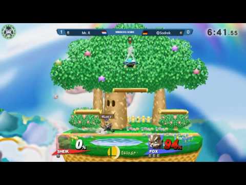 Eclipse 2 - Mr. R (Sheik) Vs. pM | Sodrek (Fox) - Winners Semis - Super Smash Bros. 4 Wii U