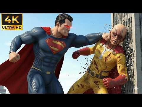 Superman vs Saitama Full Battle | Episode 2 – Epic Superhero Fight