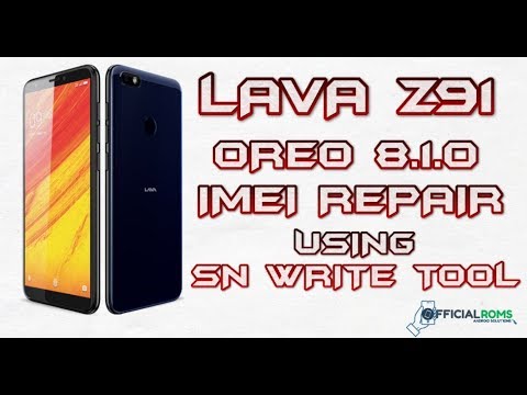 Lava Z91 imei repair Nougat 7.1.0 without box working 100% 2018 in Hindi