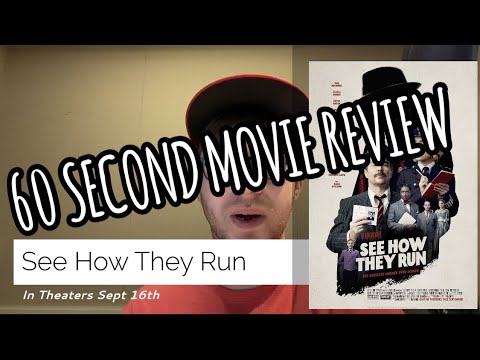 See How They Run 60 Second Movie Review