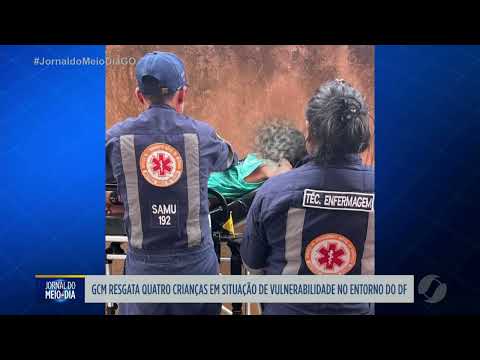 GCM de Cidade Ocidental resgata quatro crianças em situação de vulnerabilidade