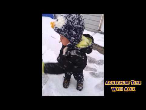 Baby Stuck in a Snow Storm